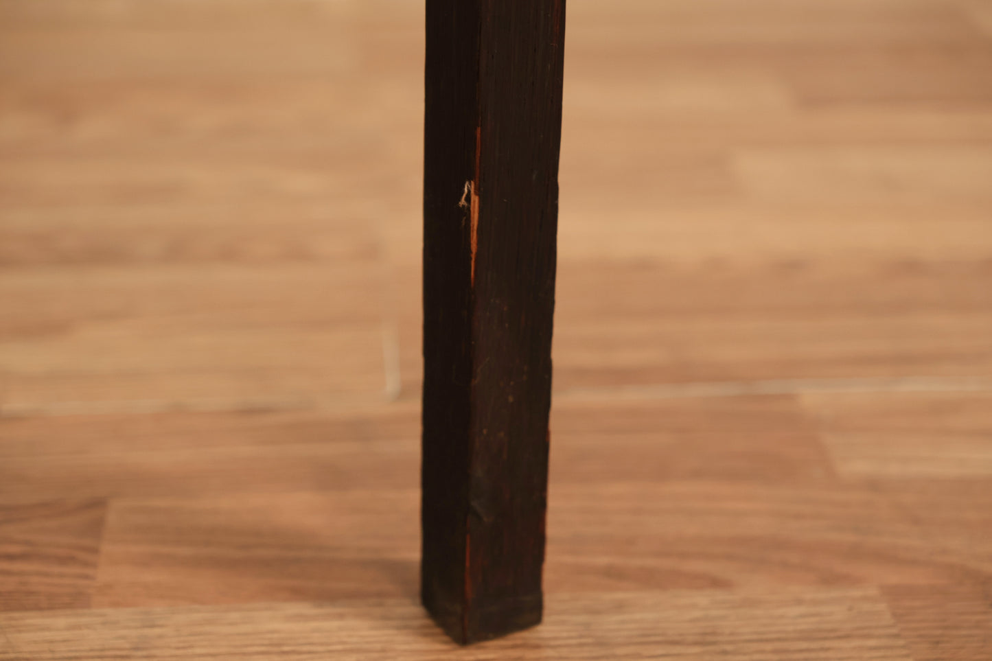 Compact Antique Oak 1-Drawer Console Table