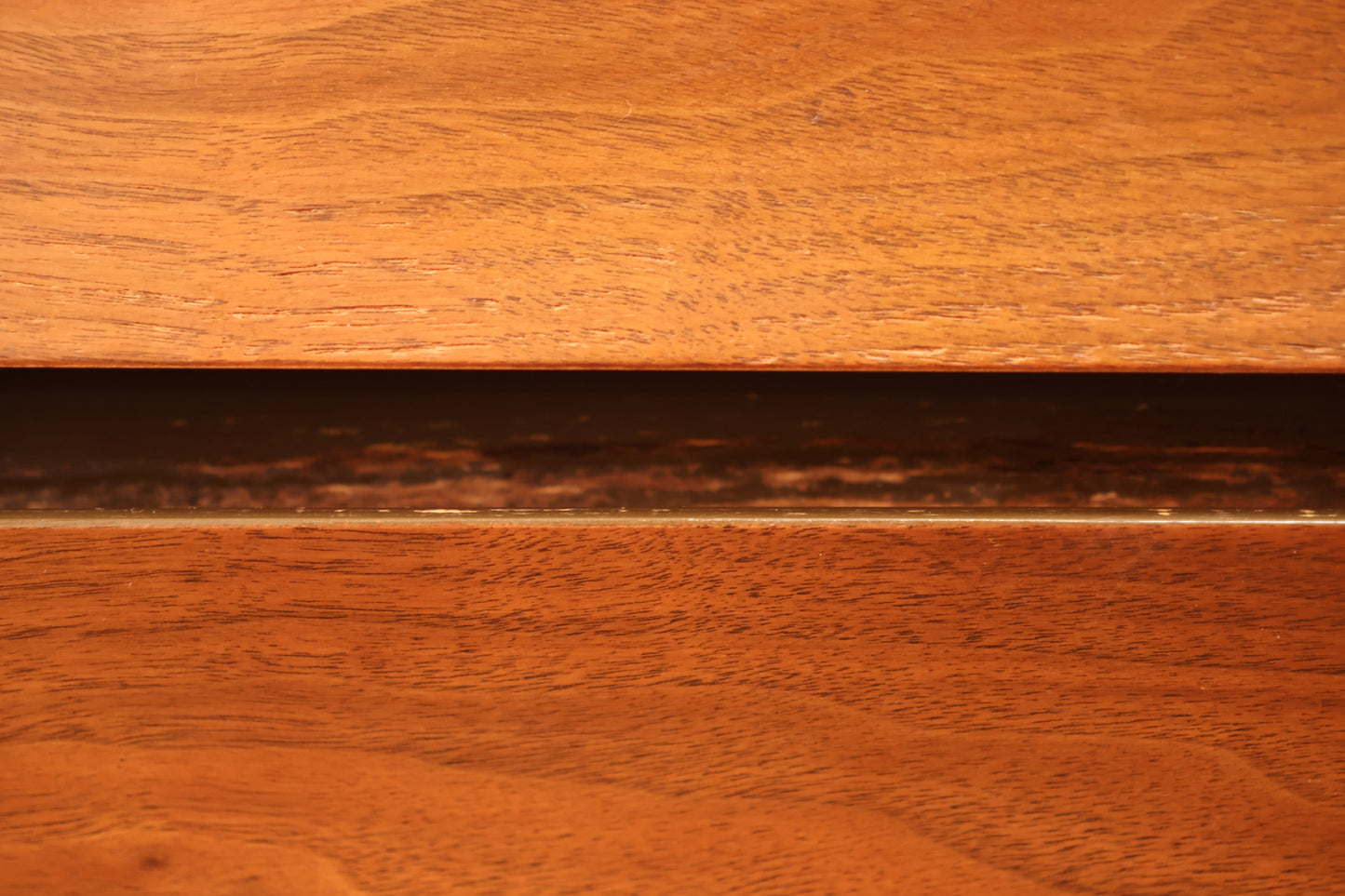 Mid Century Concave Walnut 9-Drawer Dresser