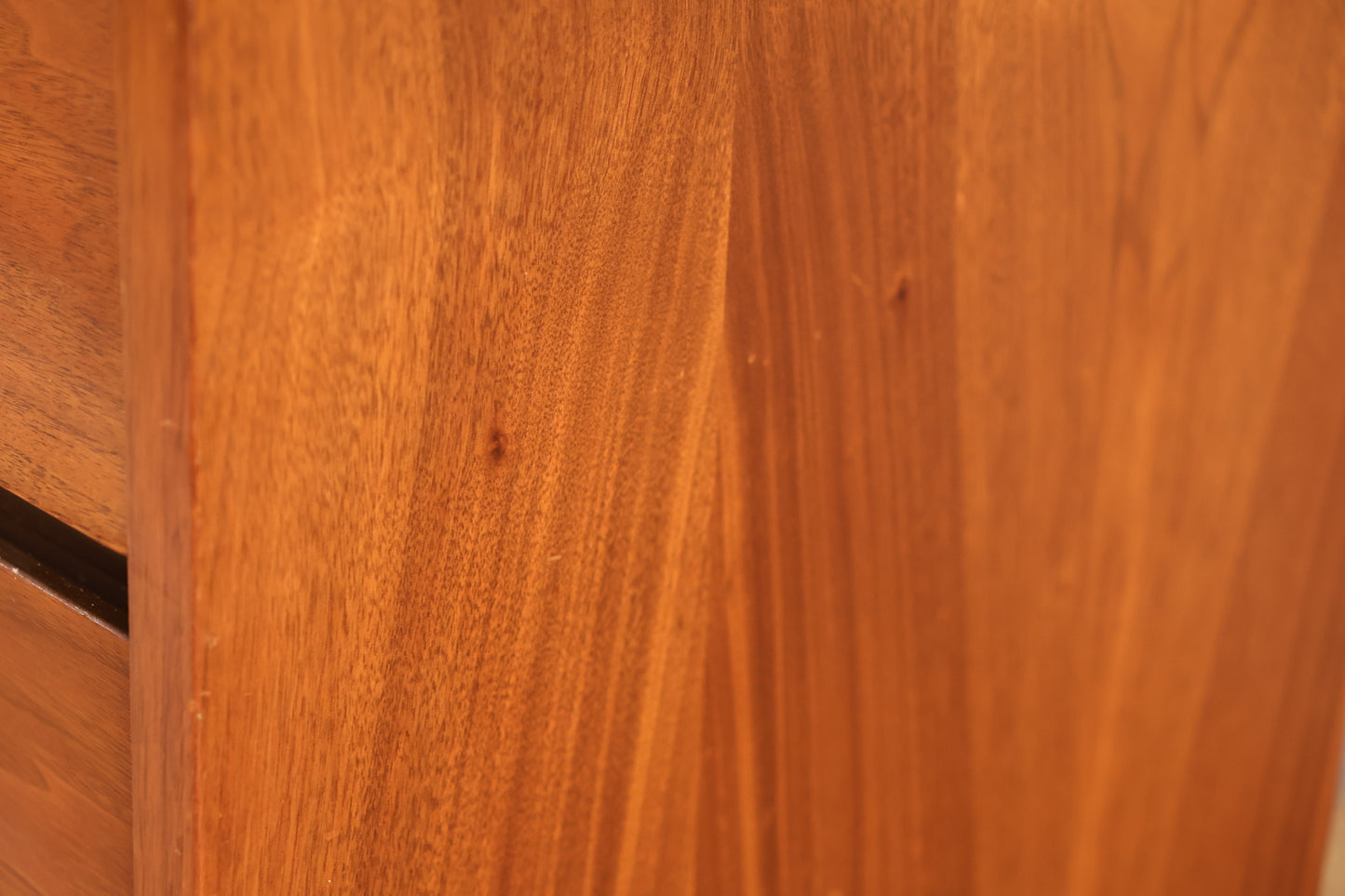 Mid Century Concave Walnut 9-Drawer Dresser