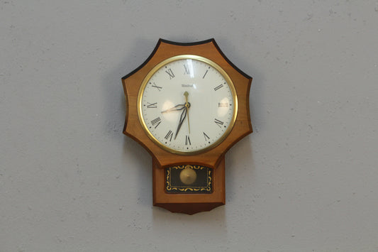 United 1950s Pendulum Wall Clock