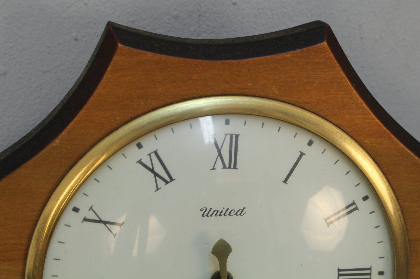 United 1950s Pendulum Wall Clock
