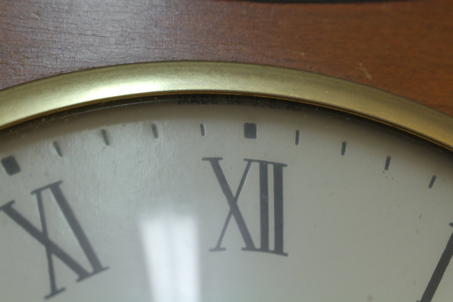 United 1950s Pendulum Wall Clock
