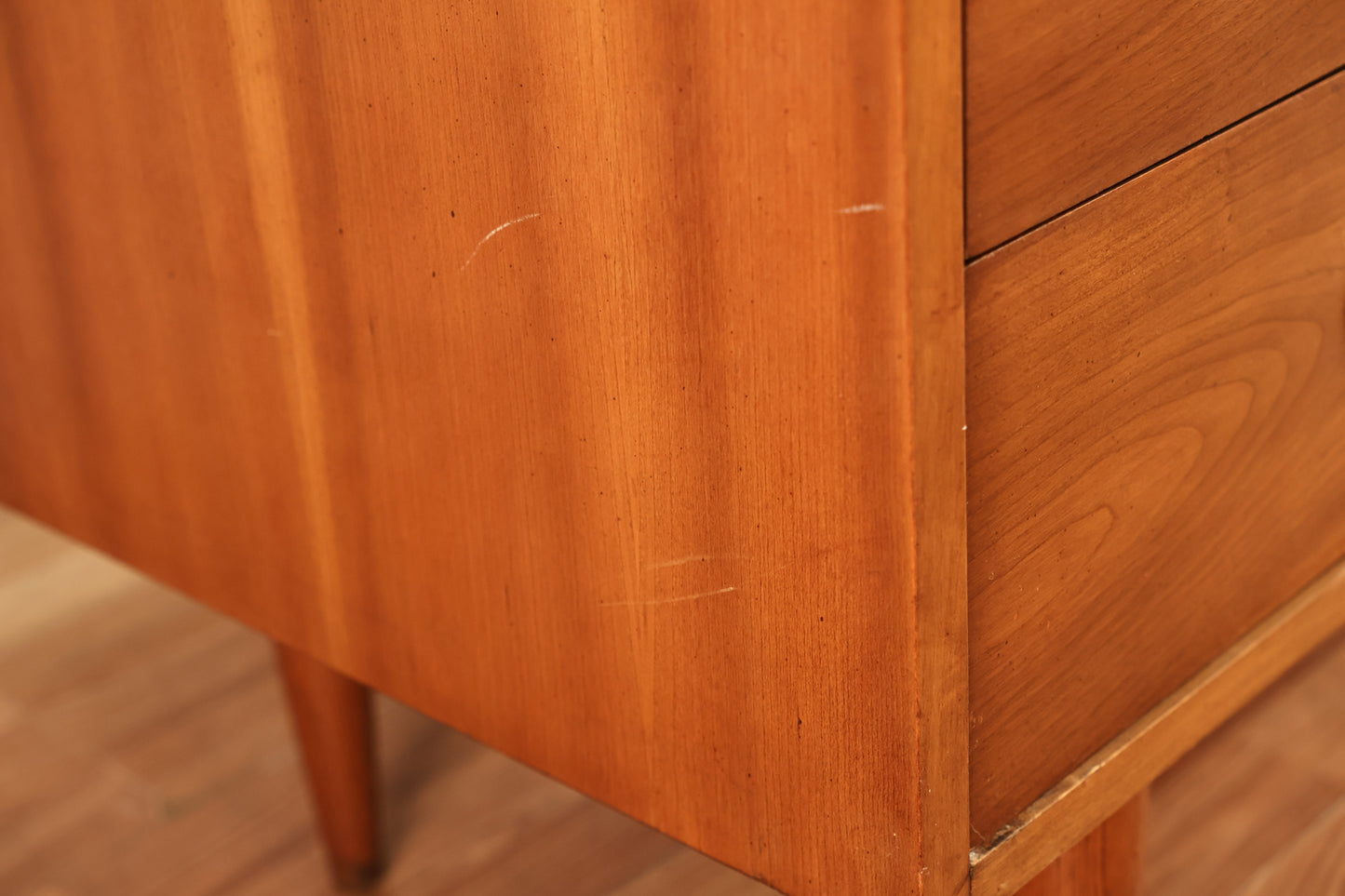 Mid Century Walnut 9-Drawer Dresser