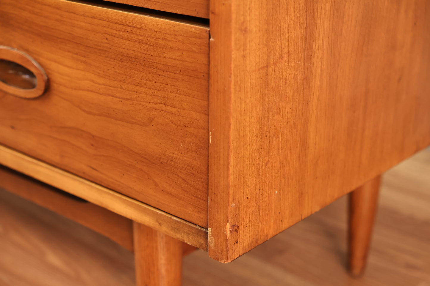 Mid Century Walnut 9-Drawer Dresser