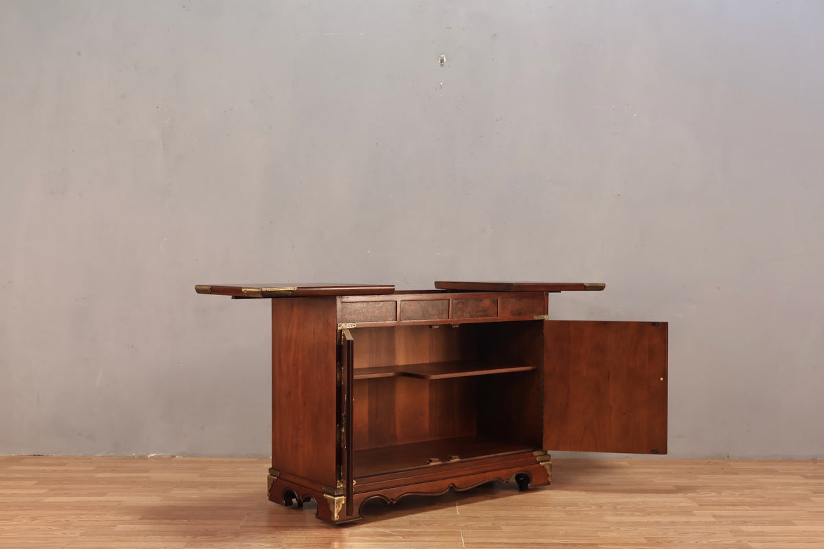 Luxe Chinoiserie Bar Cabinet