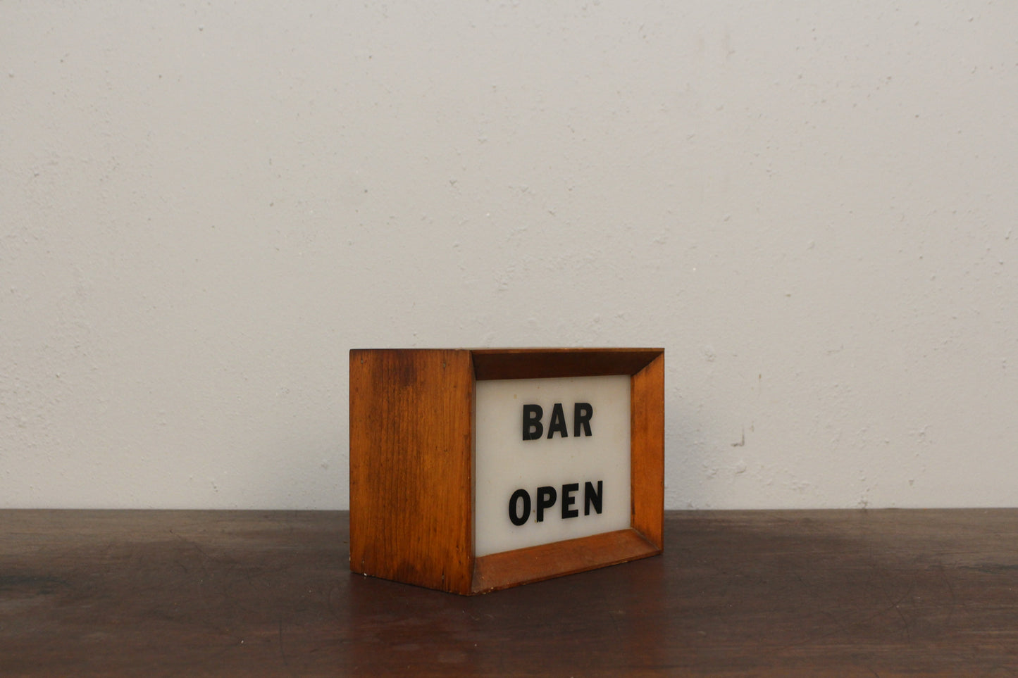 Mini "Bar Open" Illuminated Sign
