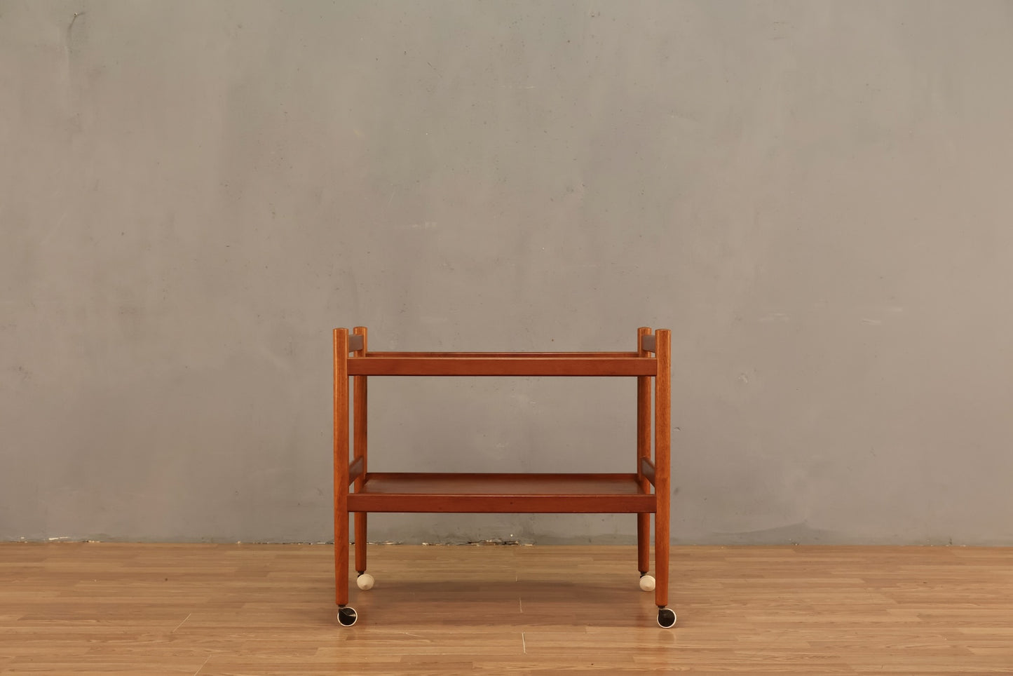 Danish Teak 2-Tier Bar Cart - ONLINE ONLY