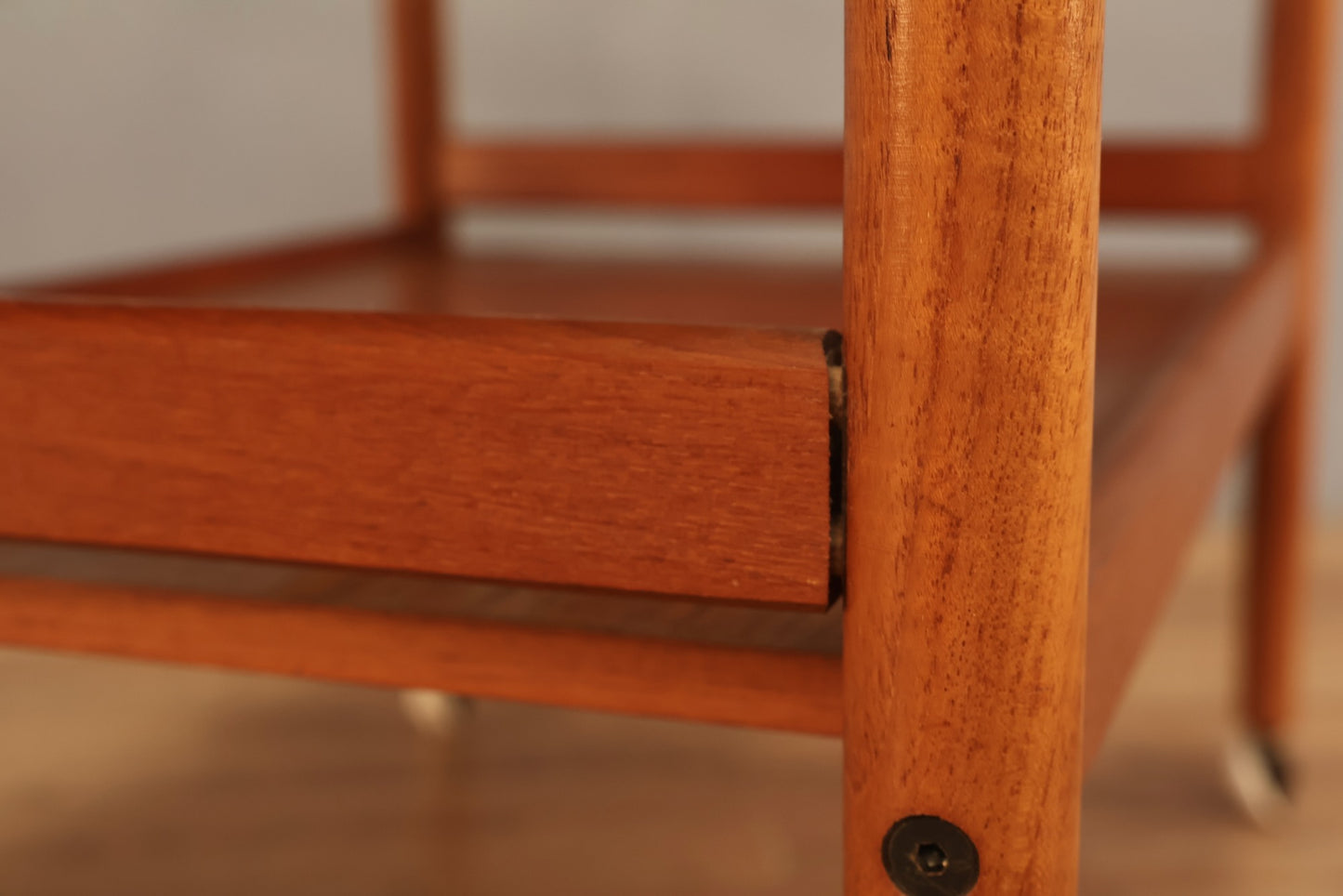 Danish Teak 2-Tier Bar Cart - ONLINE ONLY