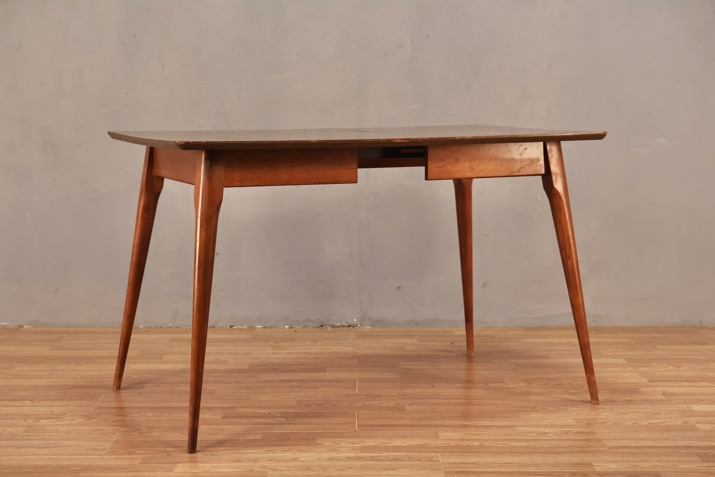 Small Mid Century Dining Table with Leaf - ONLINE ONLY