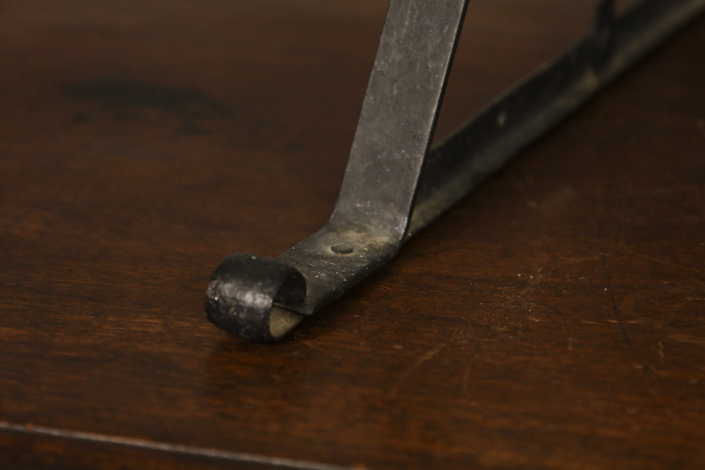 Low Industrial Wood & Iron Stool