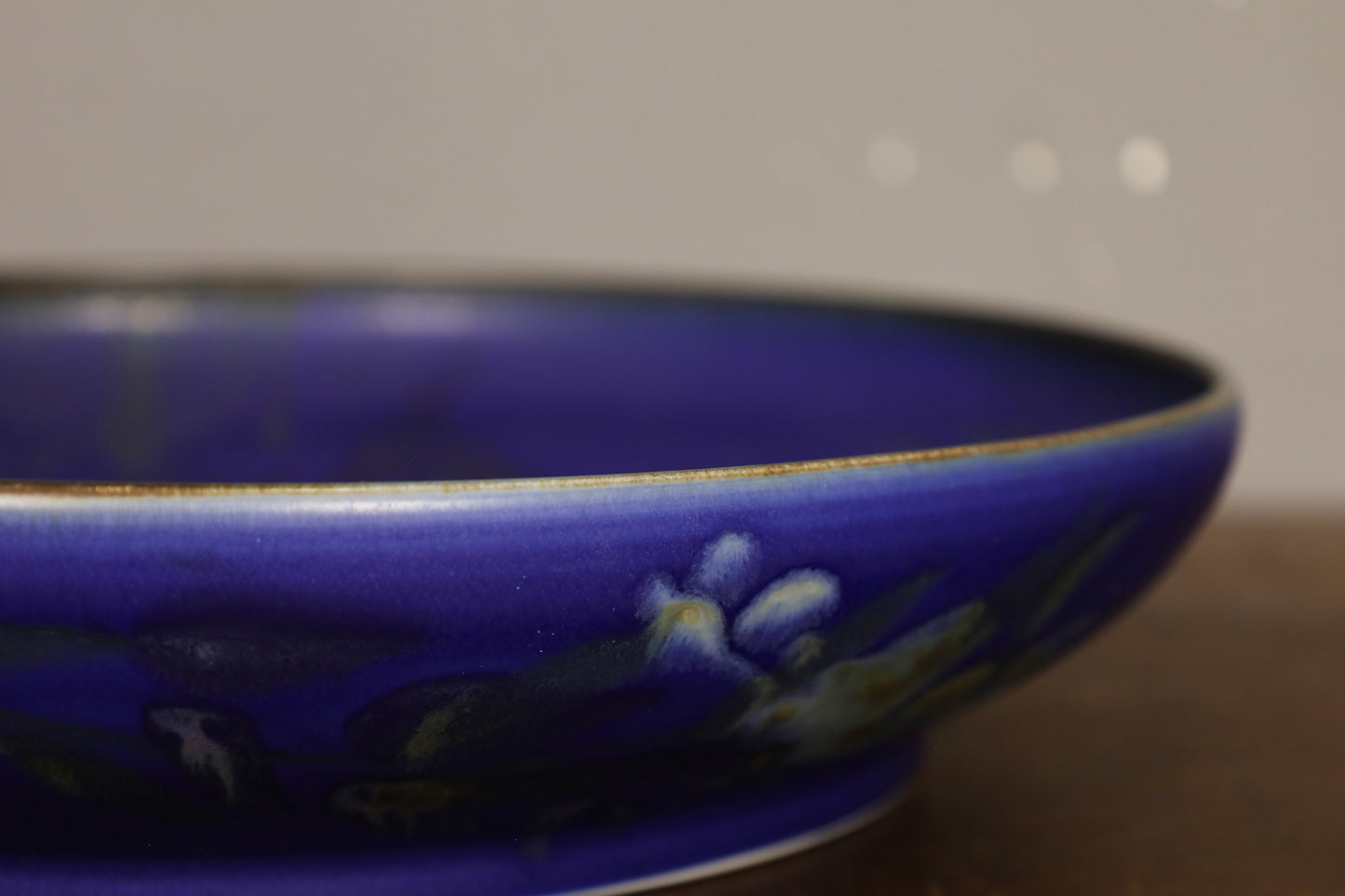 Butterfield Pottery Decorative Blue Bowl