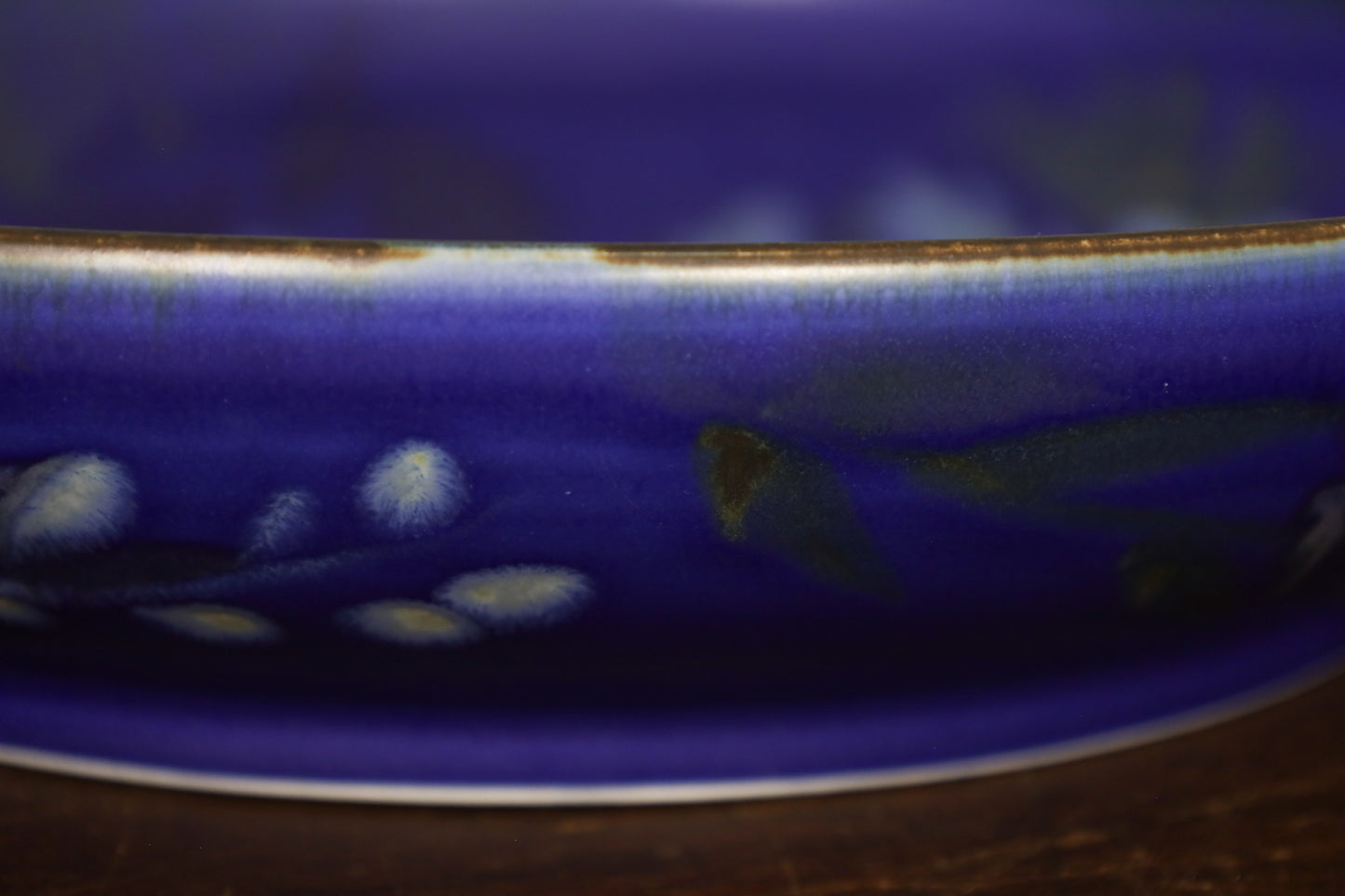 Butterfield Pottery Decorative Blue Bowl