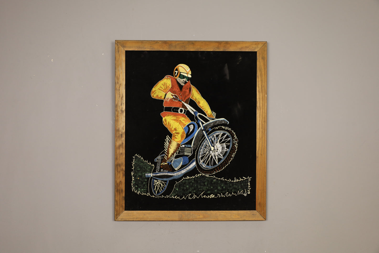 Retro Velvet Daredevil Glow Art
