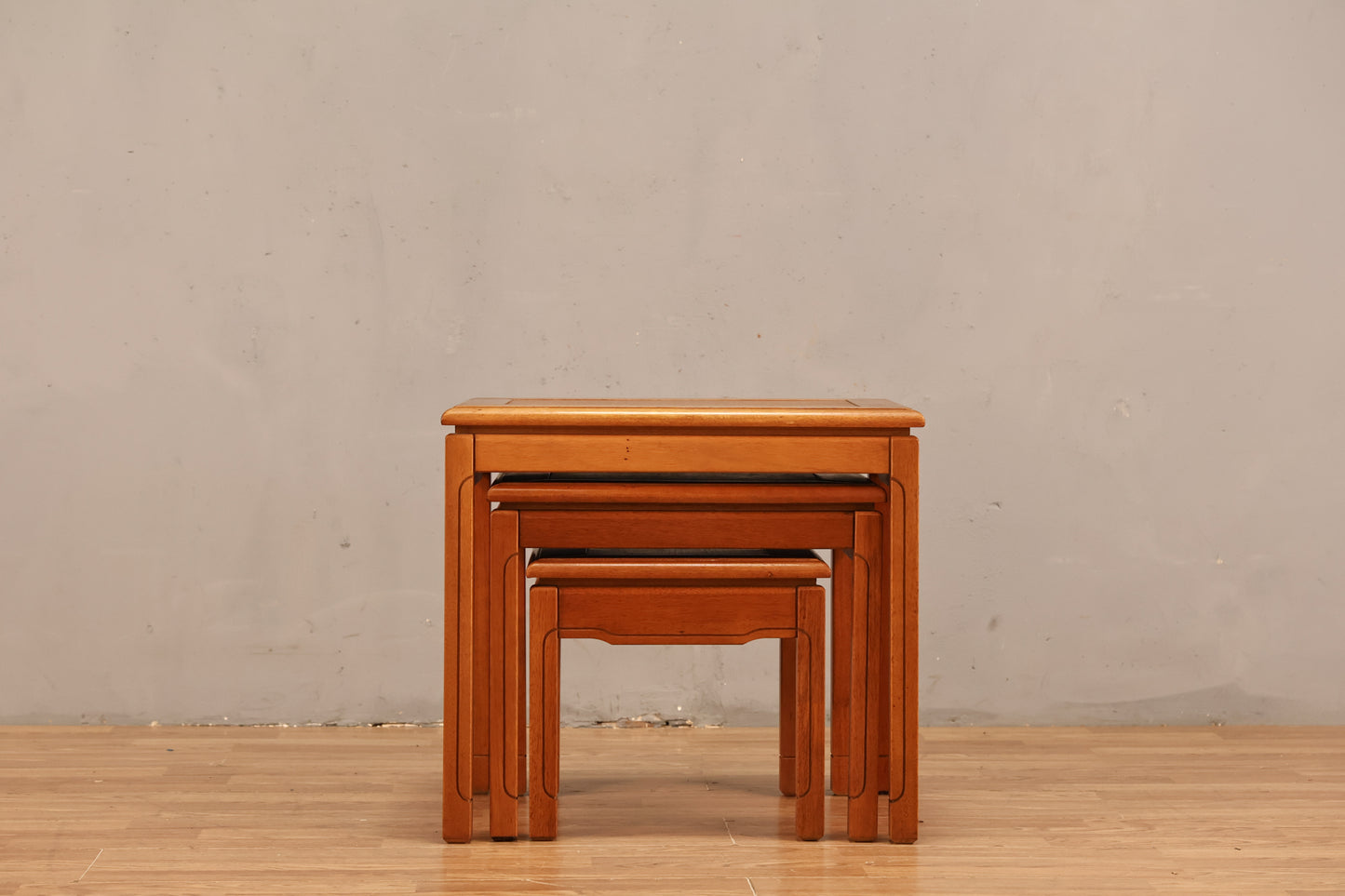 Trio of Teak Nesting Tables