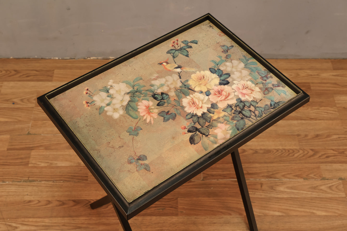 Set of 4 Chinese Garden Tray Tables