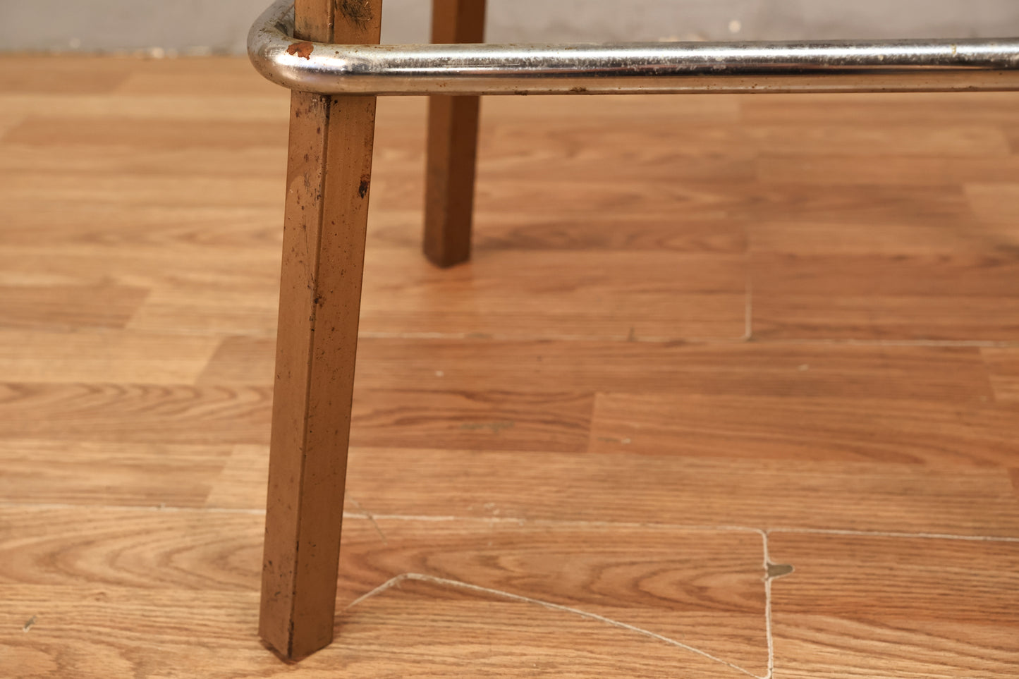 Atomic Copper Vinyl Bar Stool - ONLINE ONLY