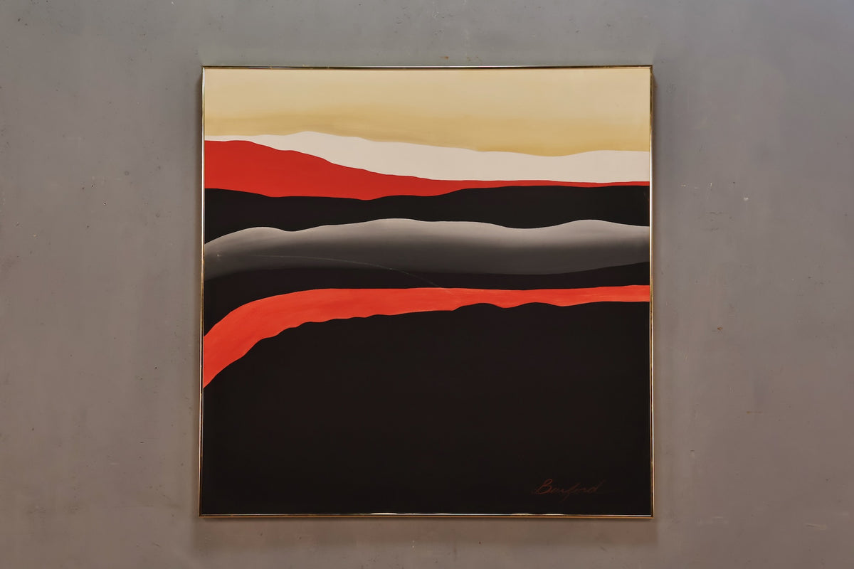 Large "Red Ridge" Painting