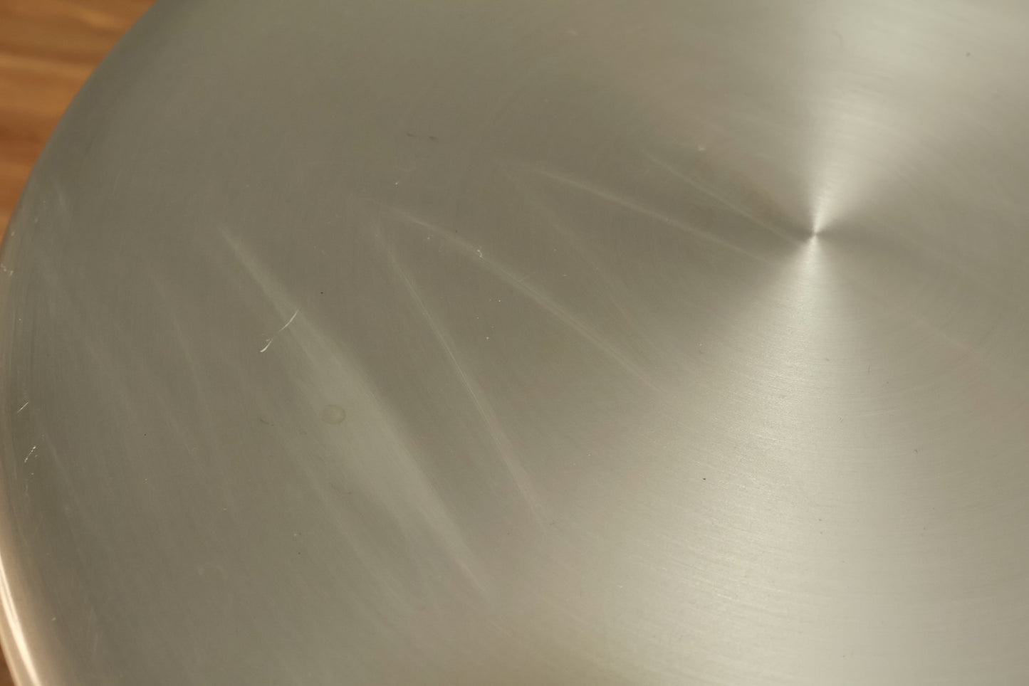 Contemporary Brushed Silver Stool