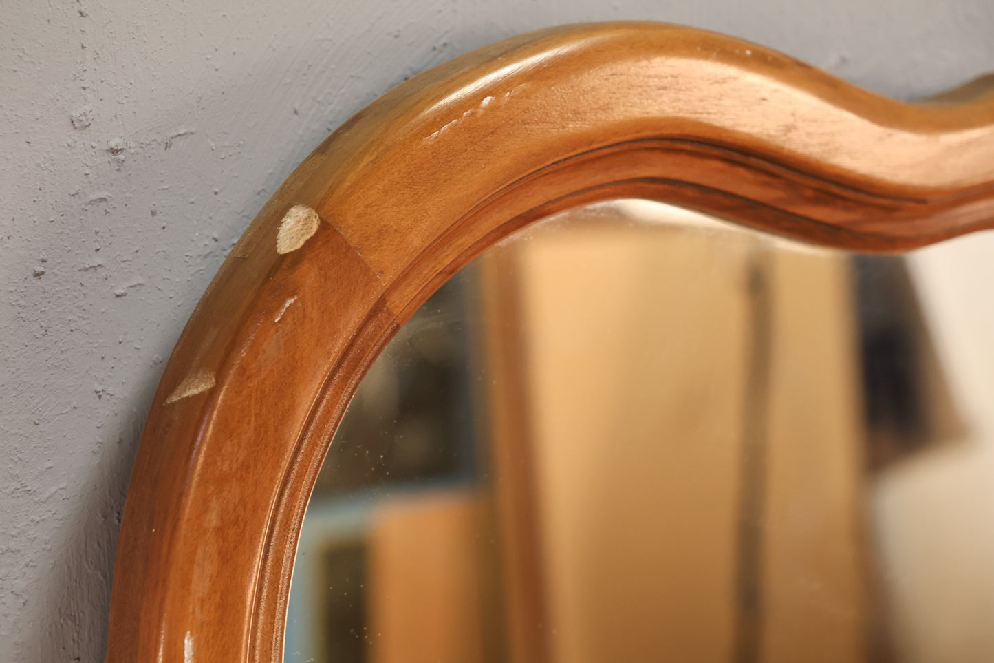 Large Provincial Maple Mirror - ONLINE ONLY