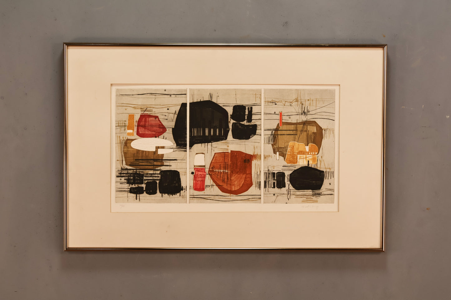 Large 1970s "Lounge" Etching