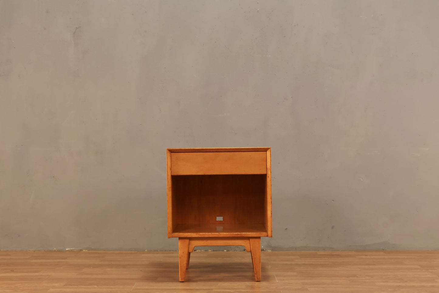 Jens Risom Blonde 1-Drawer Nightstand