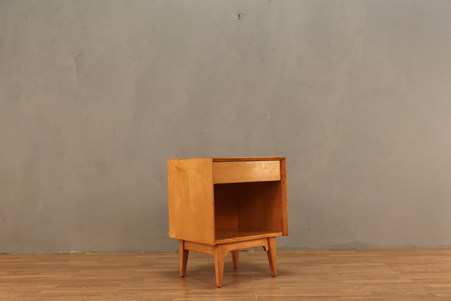 Jens Risom Blonde 1-Drawer Nightstand