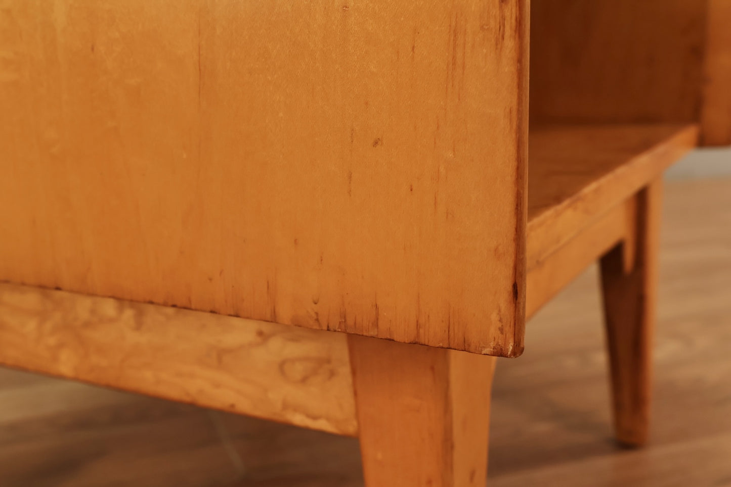 Jens Risom Blonde 1-Drawer Nightstand