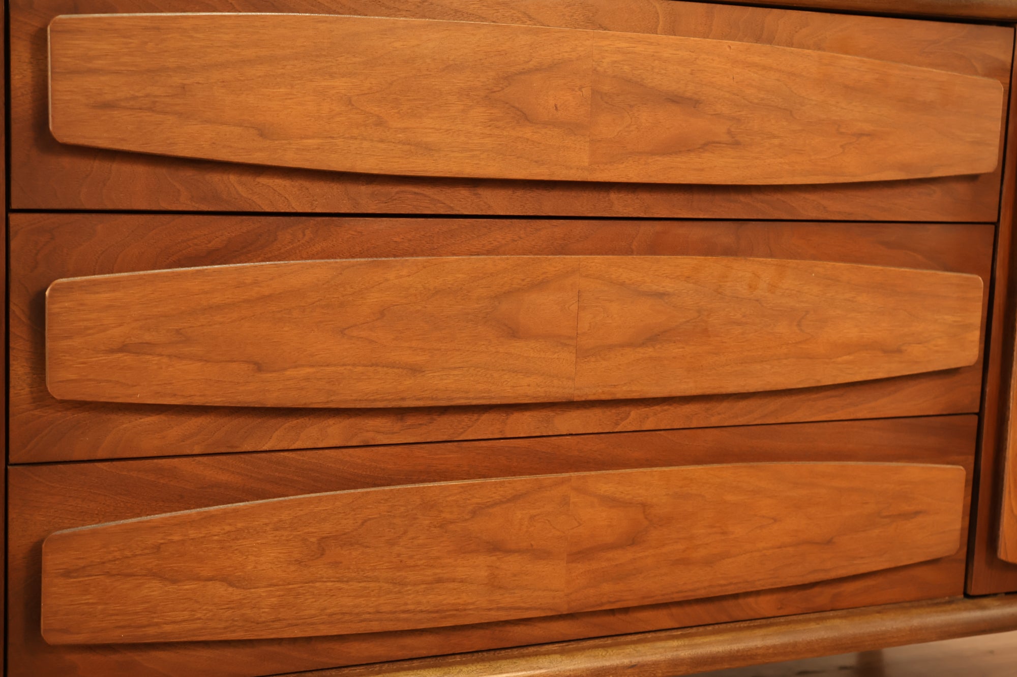 American Of Martinsville Walnut 2-Door Credenza - ONLINE ONLY