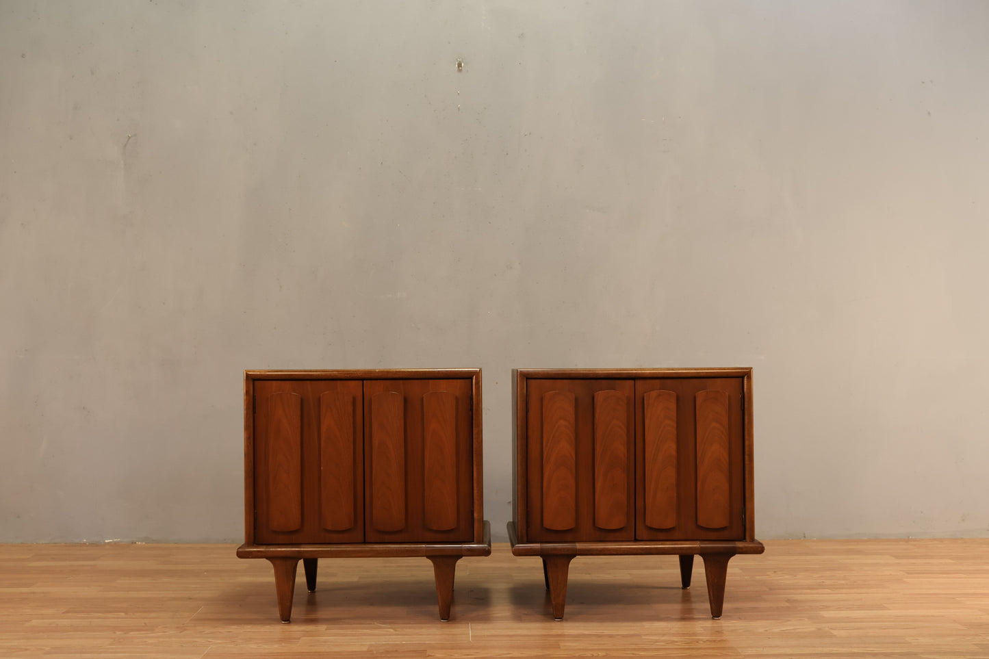 American Of Martinsville Walnut 2-Door Nightstand