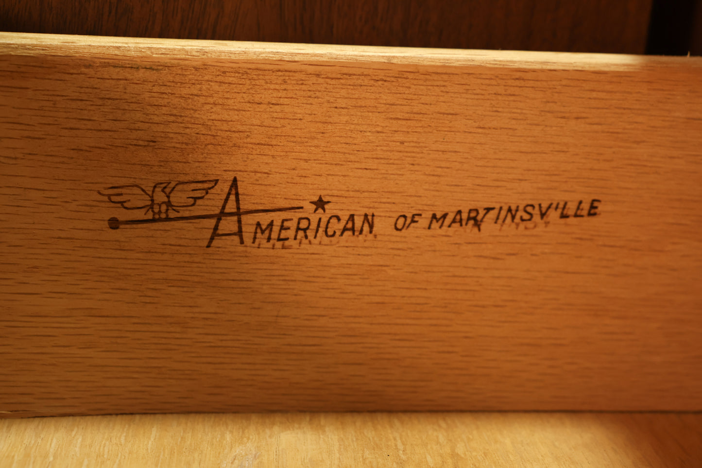 American Of Martinsville Walnut 2-Door Nightstand