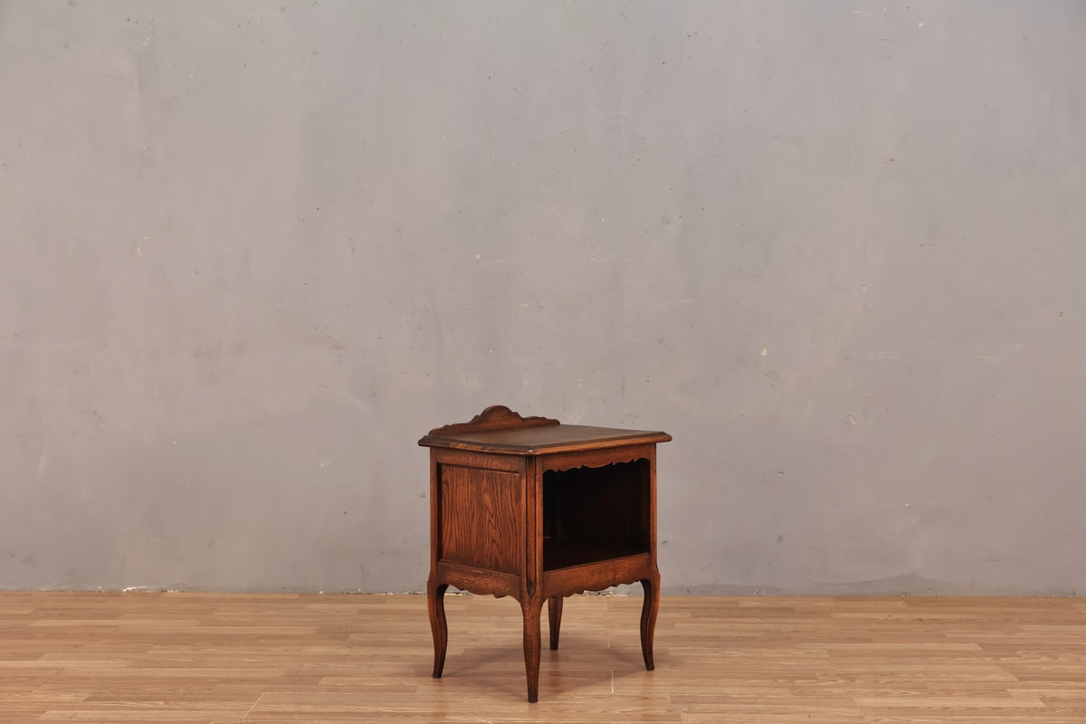 French Provincial Oak Side Table