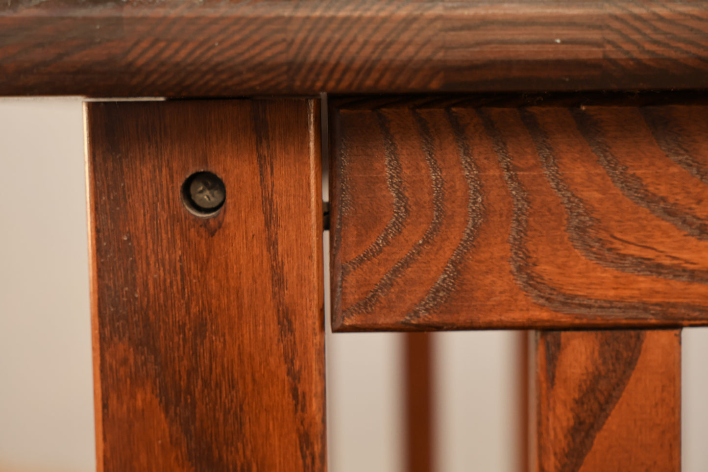 Oak Slatted 3-Tier Cart