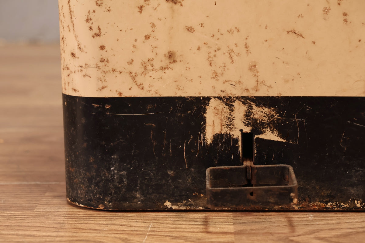 Deco Cream & Black Trash Can - ONLINE ONLY