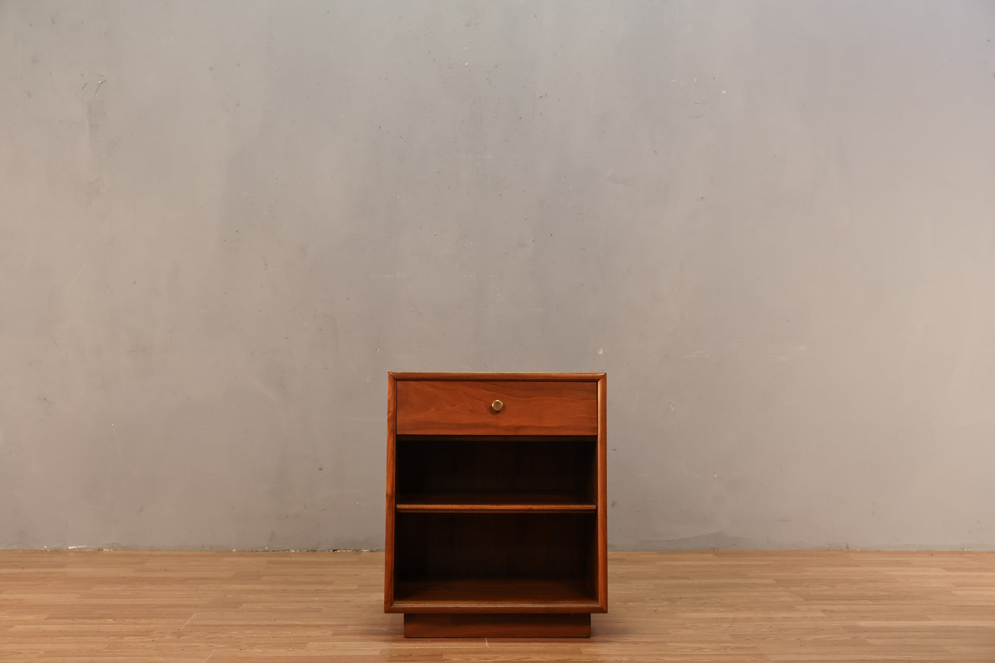 Mid Century Angled 1-Drawer Nightstand - ONLINE ONLY
