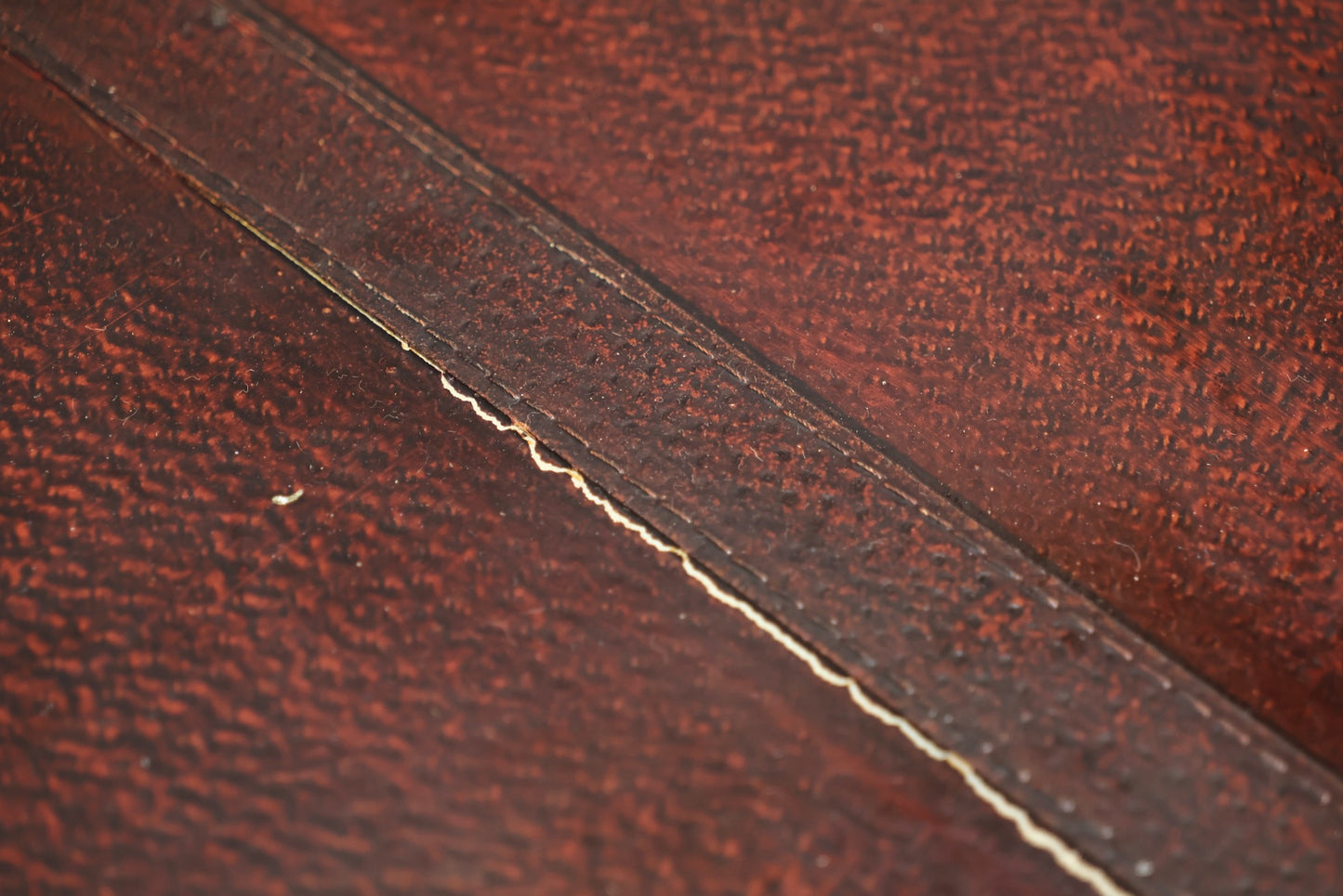 Oxblood Leather Cube Trunk