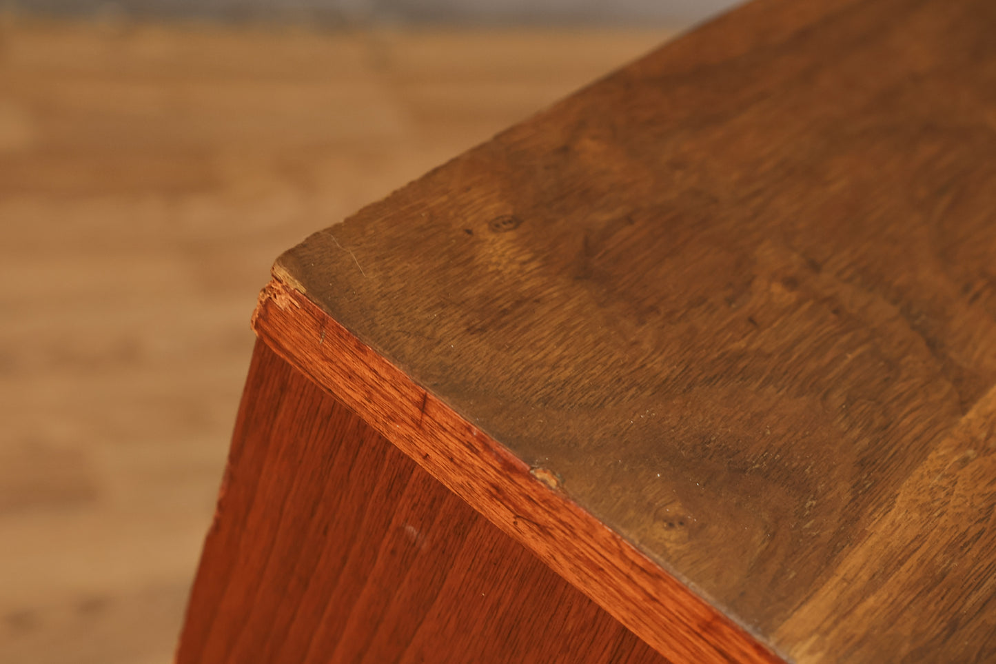 Classic Mid Century Walnut 4-Drawer Desk