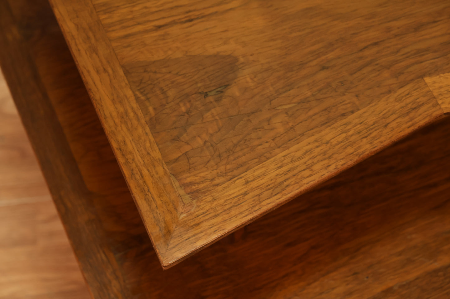Mid Century Hourglass 2-Tier End Table