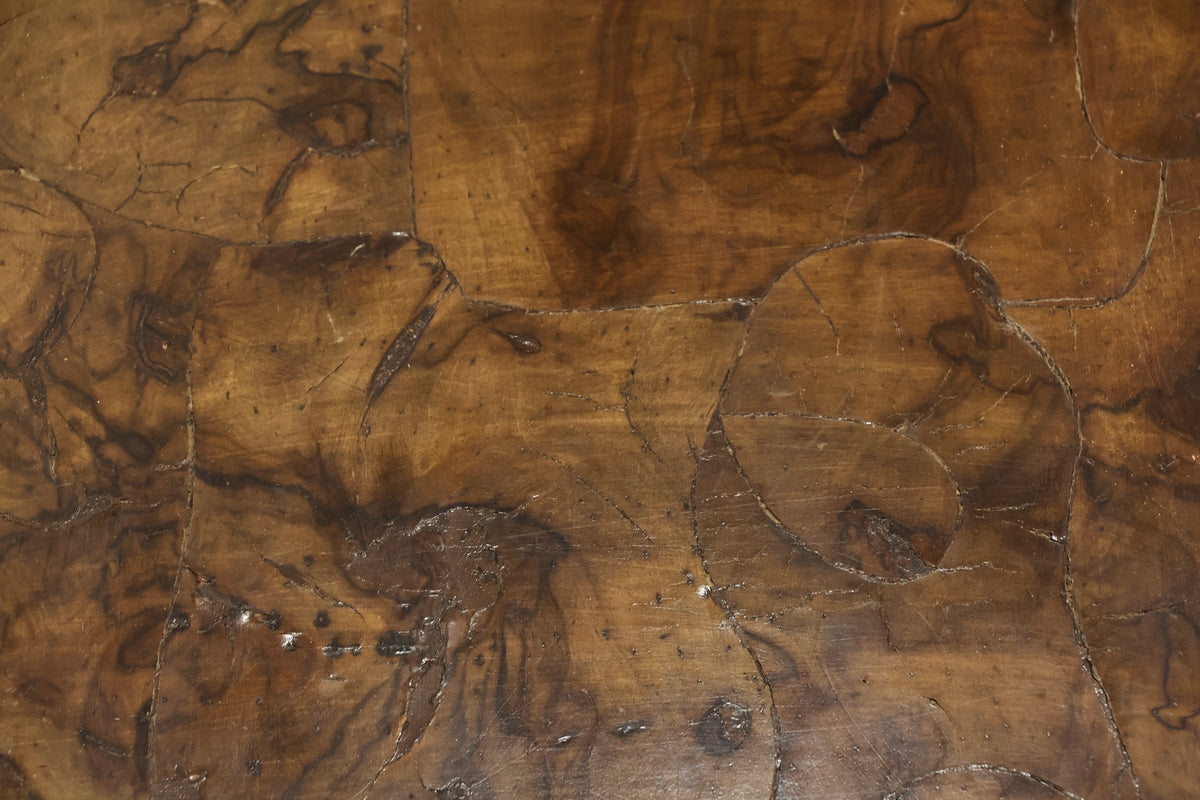 Antique Olive Burl End Table - ONLINE ONLY