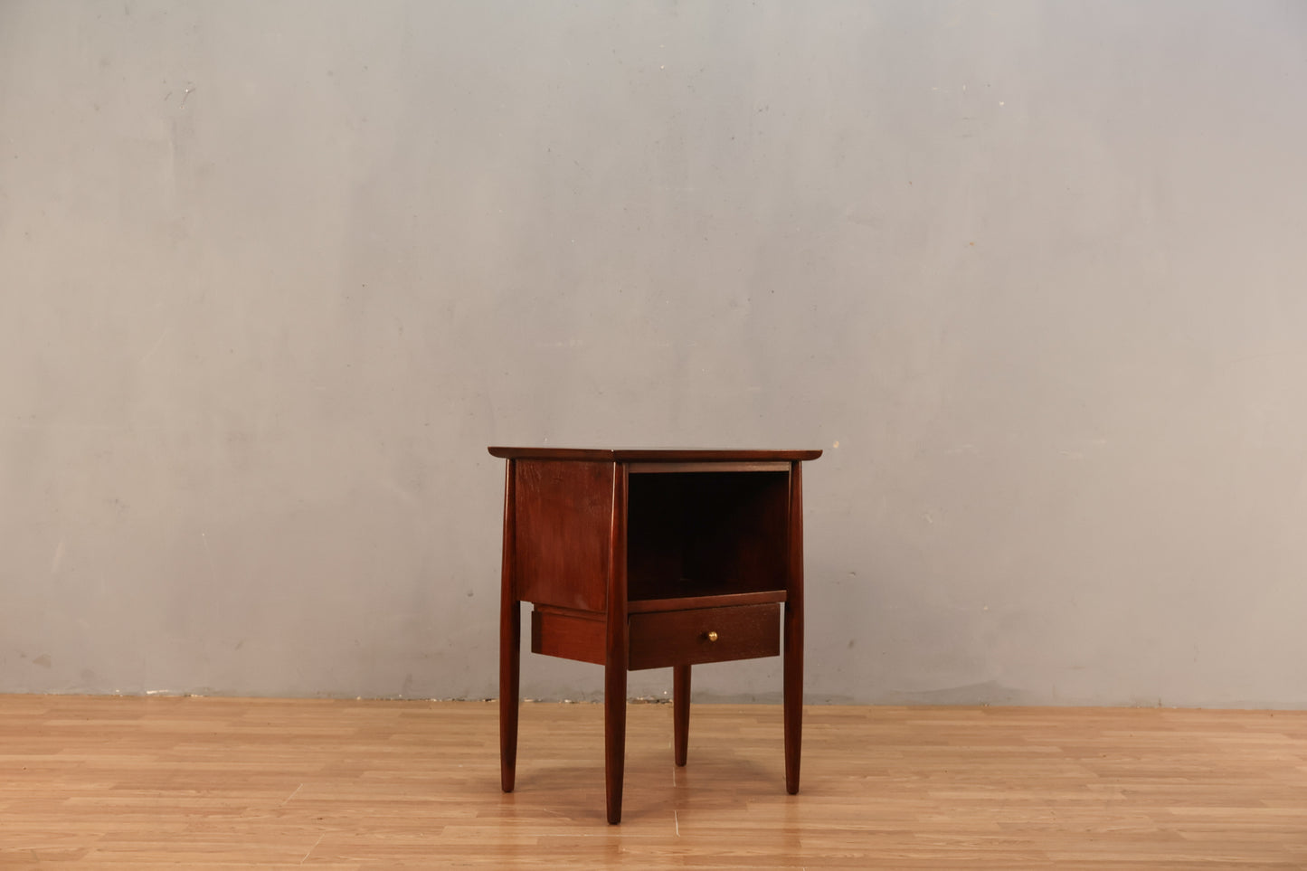 Pair of John Stuart Mid Century 1-Drawer Nightstands