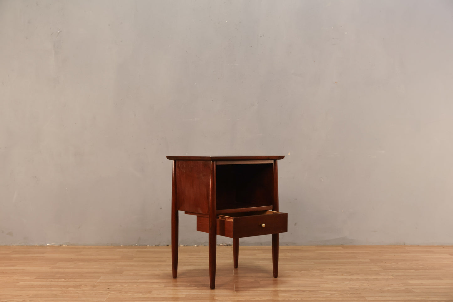 Pair of John Stuart Mid Century 1-Drawer Nightstands