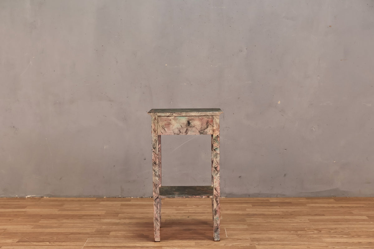 Painted 1-Drawer Side Table