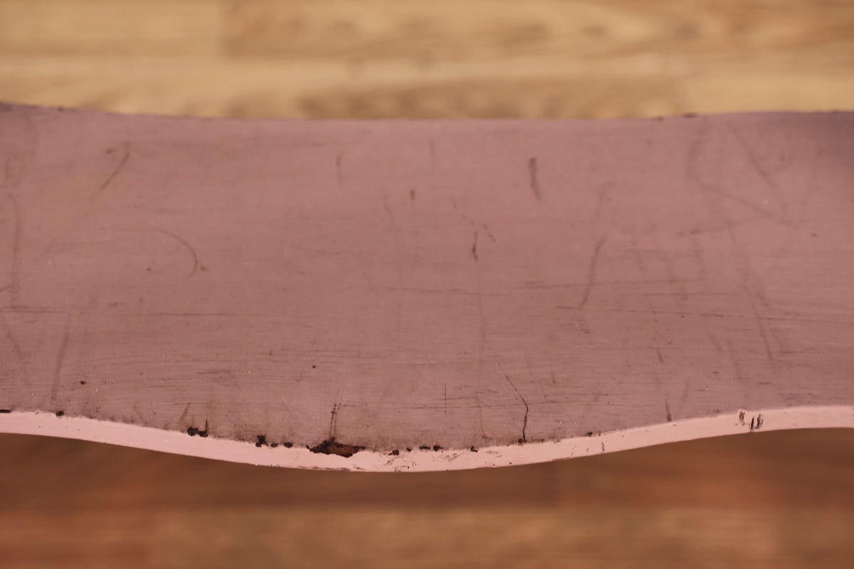 Painted Lilac Oval End Table - ONLINE ONLY