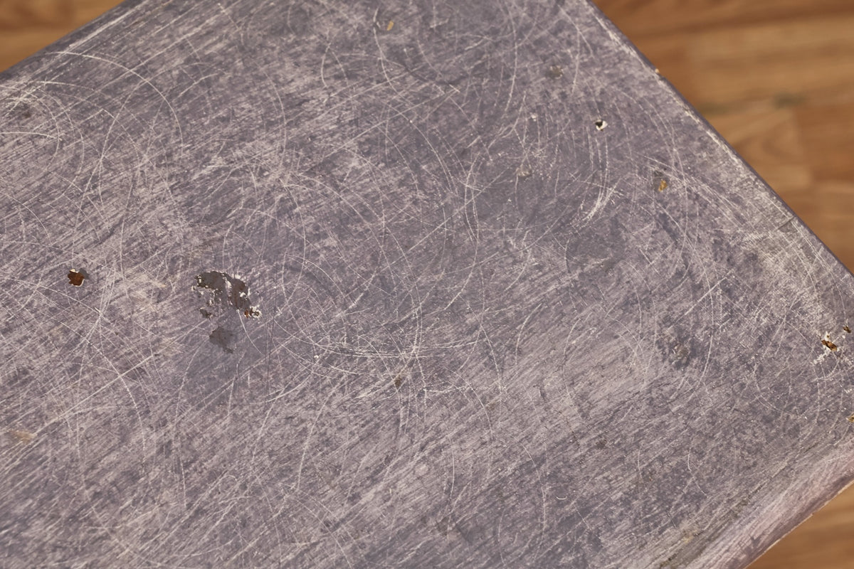Painted Lavender 2-Tier End Table - ONLINE ONLY