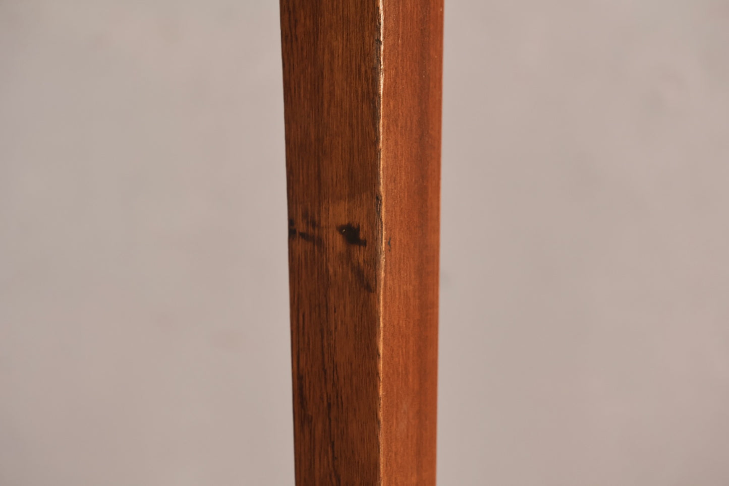 Sculptural Walnut & Laminate 4-Drawer Desk