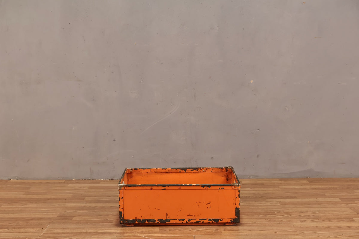 Industrial Orange Crate