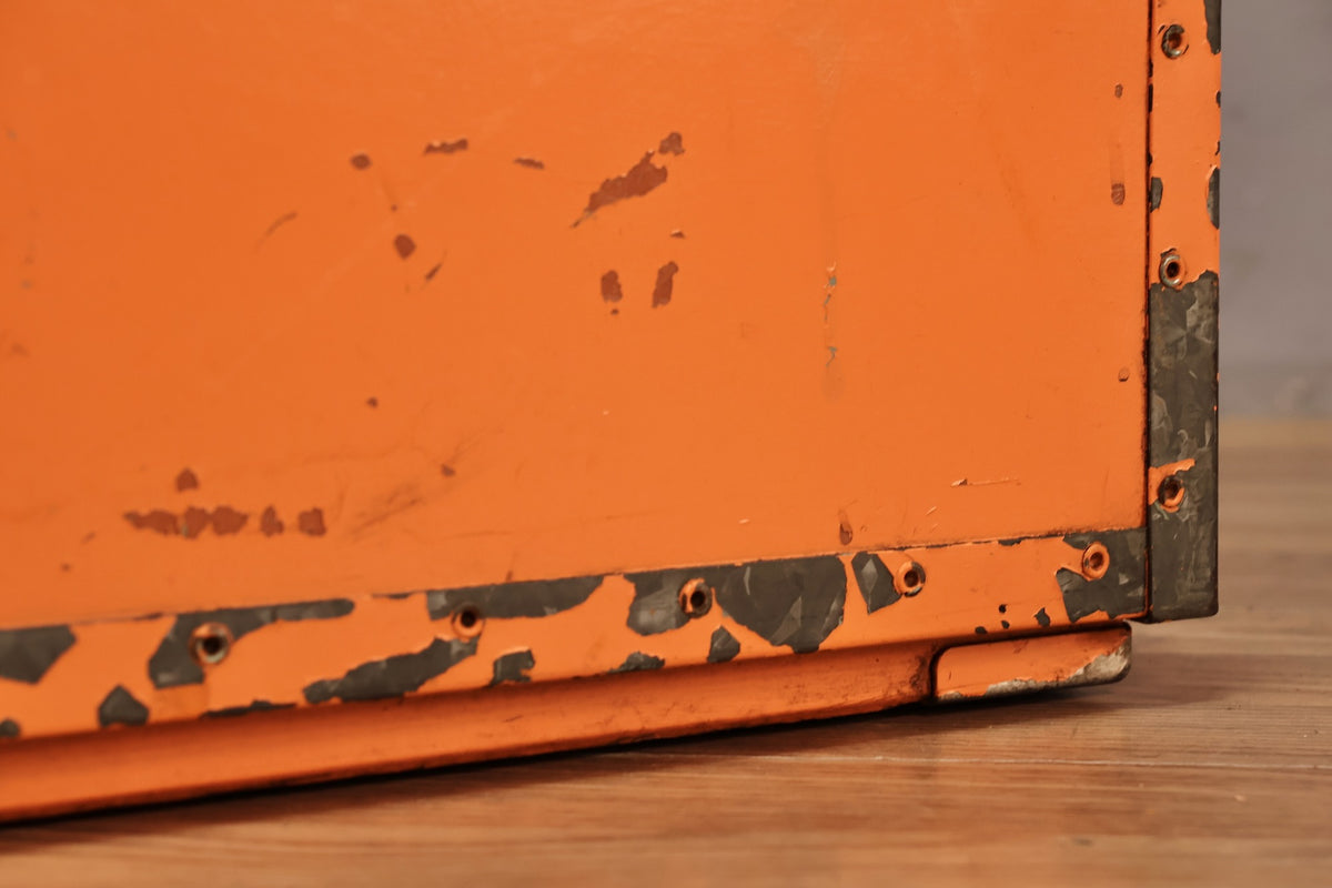 Industrial Orange Crate