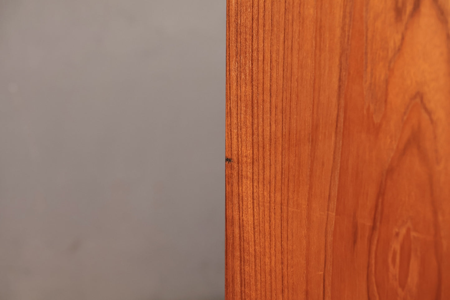 Danish Teak 4-Drawer Sliding Doors Credenza