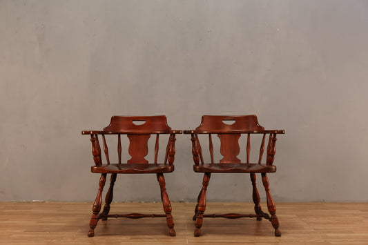 Red Maple Captain's Armchair - ONLINE ONLY