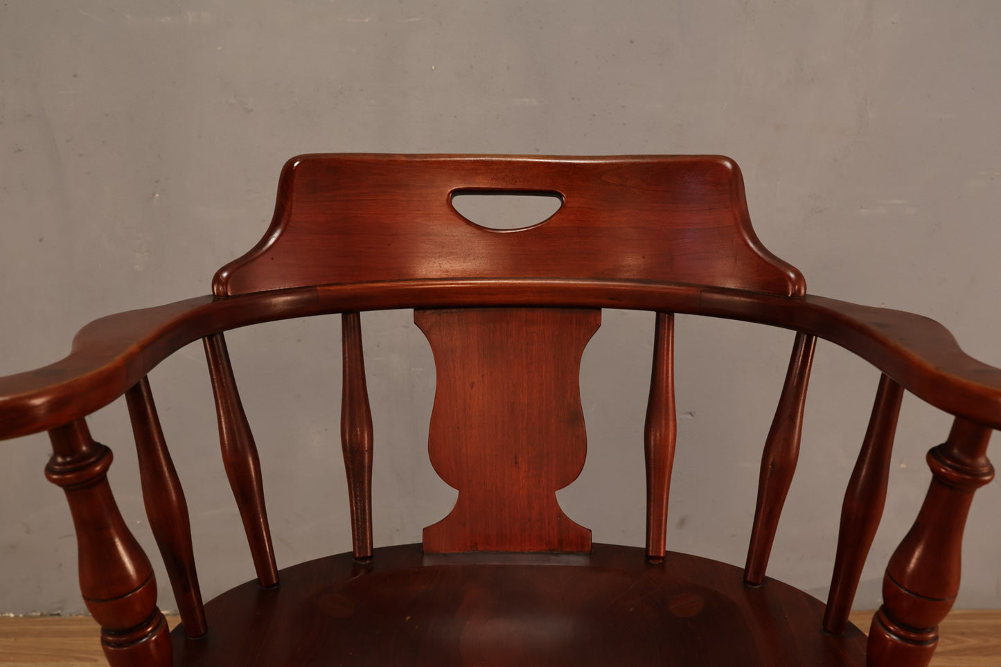 Red Maple Captain's Armchair - ONLINE ONLY