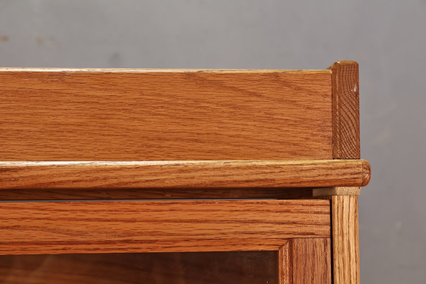 Blonde Oak 4-Tier Barrister Bookcase Z